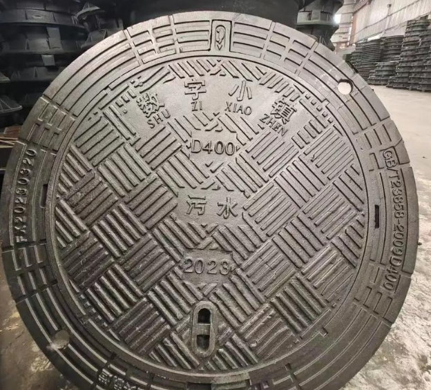 长春球墨铸铁防沉降井盖展示